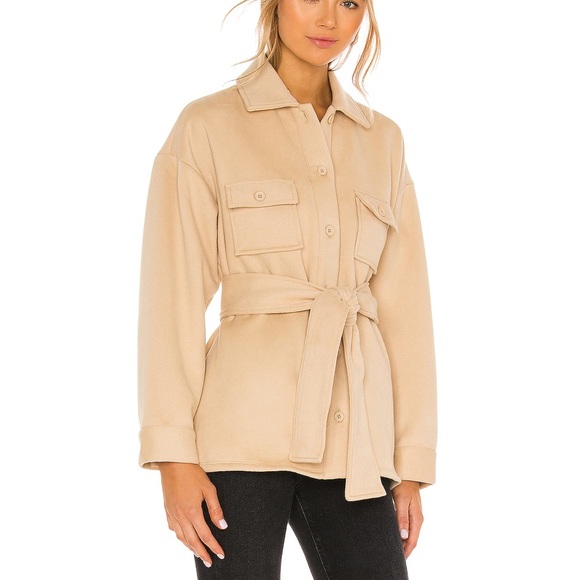 Worn Once! LOVERS + FRIENDS ‘Belted Utility Fleece’ Jacket - Picture 3 of 14